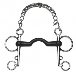 Pelham FEELING caoutchouc droit, passage de langue