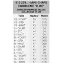 Mini-chaps EQUITH?ME "Elite"