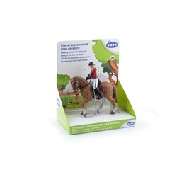 Cheval de promenade et sa cavali?re PAPO 2