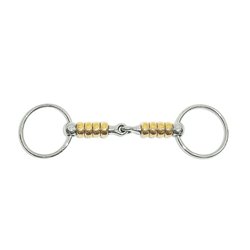 Mors 2 anneaux METALAB "Magic System" ? rouleaux verticaux, cuivre