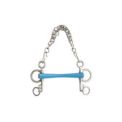 Mors pelham METALAB "Flexi" droit, branches courtes