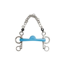 Mors pelham METALAB "Flexi" demi-lune, branches courtes