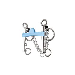 Mors pelham METALAB "Flexi" demi-lune, branches longues 2