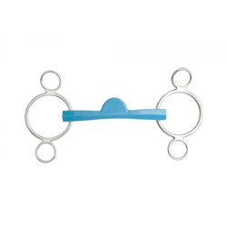 Mors r?glable METALAB "Flexi" 3 anneaux, demi-lune 2