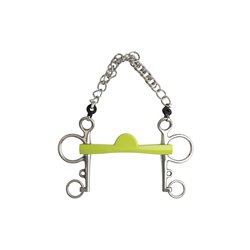 Mors pelham METALAB "Flexi Soft" demi-lune, branches longues 2