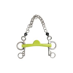 Mors pelham METALAB "Flexi Soft" demi-lune, branches courtes