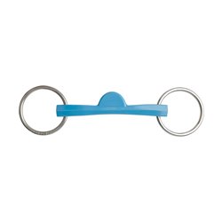 Mors 2 anneaux METALAB "Flexi" droit, demi-lune