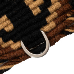 Sangle western en mohair ? motif diamant 2