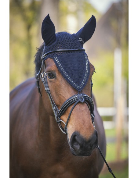 Bonnet pour chevaux long PENELOPE "Strass"