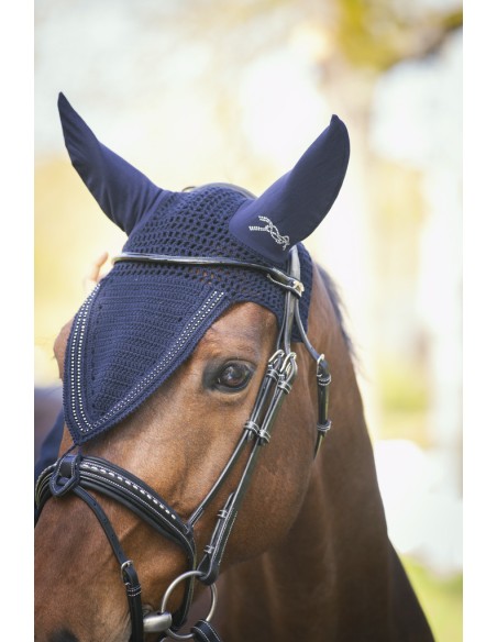 Bonnet pour chevaux long PENELOPE "Strass"