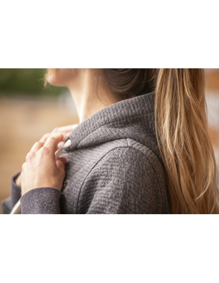 SWEAT TRESSY FLOCK GRIS