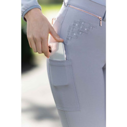 PANTALONS d'?quitation -Rosegold Sparkle- Style Sil.-Tout en bas 2