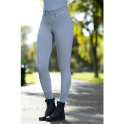 Reithose -Rosegold Sparkle- Style Sil.-Vollbesatz