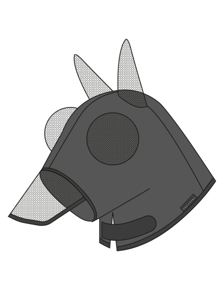 Masque anti-mouches anti-UV EQUITH?ME - Hood