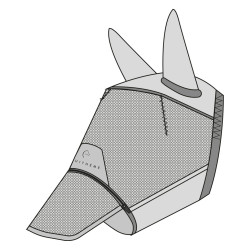 Masque anti-mouches anti-UV EQUITH?ME - Zipper