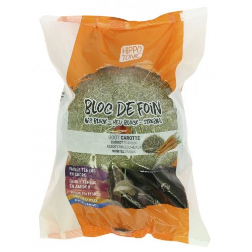Bloc de foin HIPPOTONIC saveur carotte 2